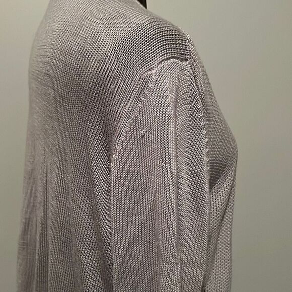 Worthington Women's Tan Knit Long Sleeves Open Cardigan Sweater - Picture 4 of 8